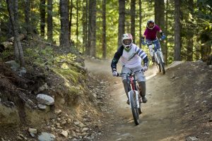 Riding throught Power Line Trail cannot be borring.
